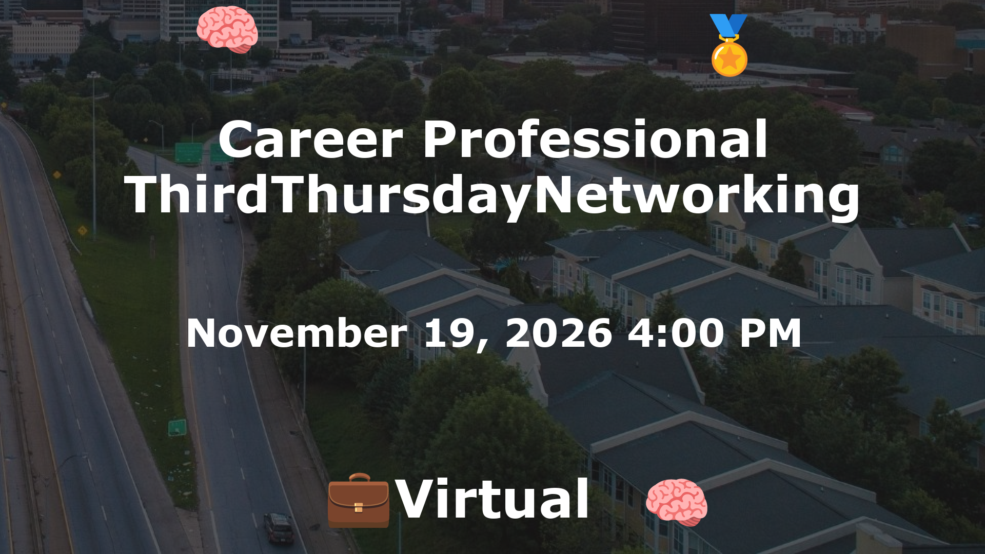 Career Professional ThirdThursdayNetworking  event image